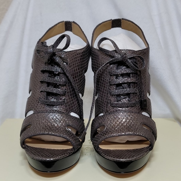 Coach Moreen Metallic Heels - Picture 5 of 13